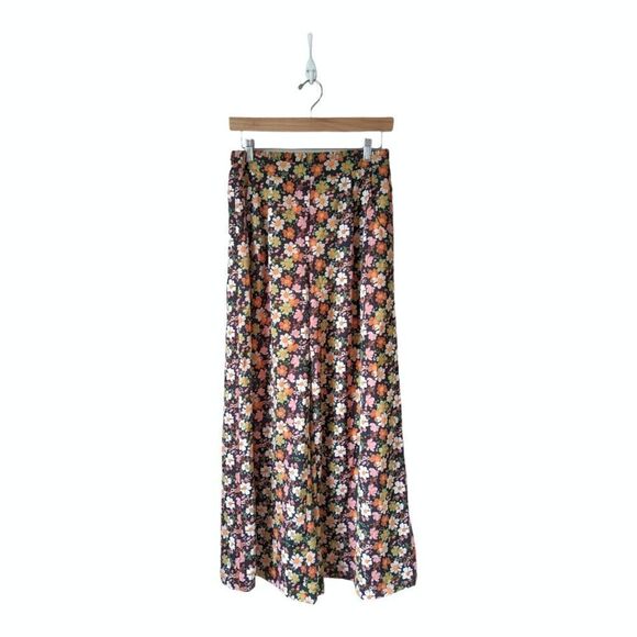 Traffic People High Waist Floral Margot Wide Leg Trousers women's sz S - Picture 6 of 14
